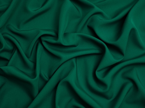Minerva Core Range Soft Touch Crepe Fabric Forest Green