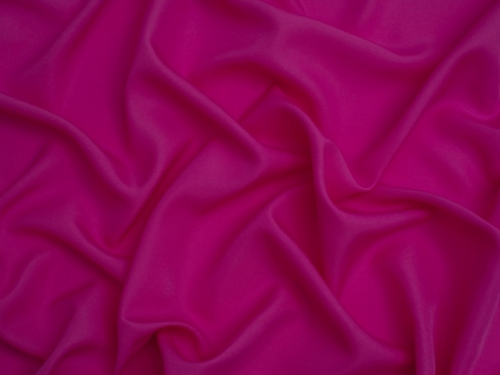 Minerva Core Range Soft Touch Crepe Fabric Fuchsia Pink
