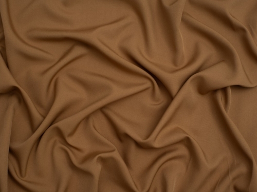 Minerva Core Range Soft Touch Crepe Fabric Chestnut