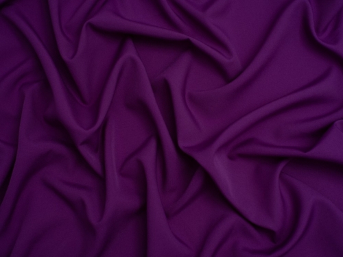 Minerva Core Range Soft Touch Crepe Fabric Cadbury Purple