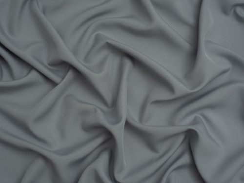 Minerva Core Range Soft Touch Crepe Fabric Grey