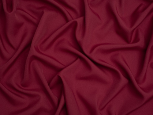 Minerva Core Range Soft Touch Crepe Fabric Wine
