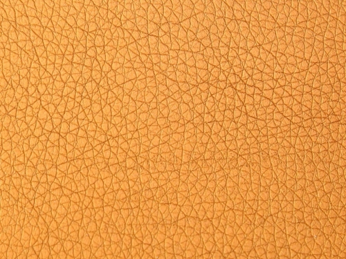 Stof France Heavy Soft Faux Leather Fabric Metallic Rust