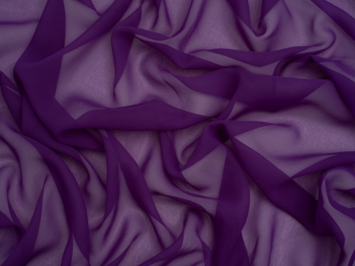 Minerva Core Range Light Sheer Chiffon Fabric Violet Purple