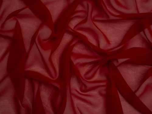 Minerva Core Range Light Sheer Chiffon Fabric Wine