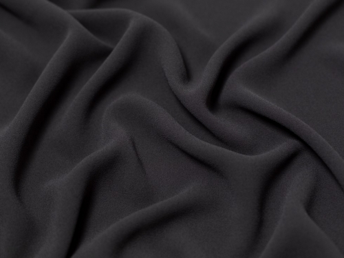 Minerva Core Range Heavy Triple Crepe Fabric Grey