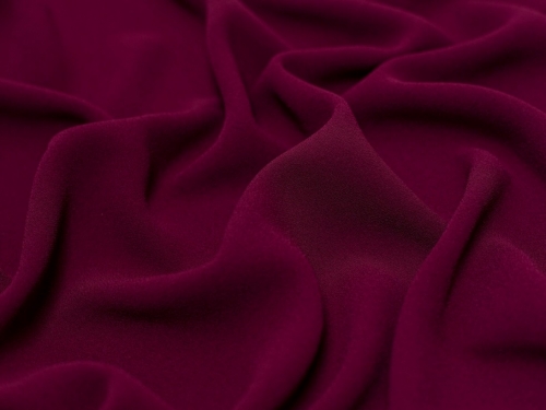 Minerva Core Range Heavy Triple Crepe Fabric Maroon