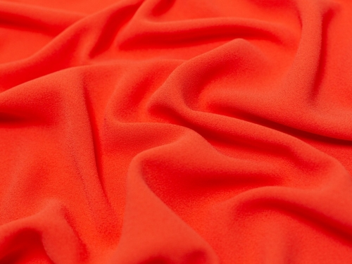 Minerva Core Range Heavy Triple Crepe Fabric Orange