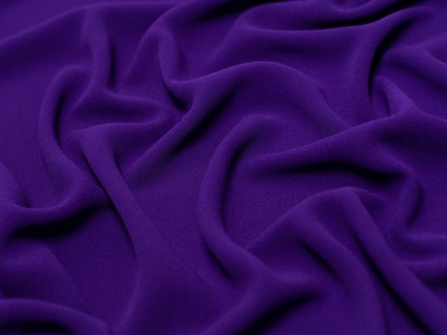 Minerva Core Range Heavy Triple Crepe Fabric Purple