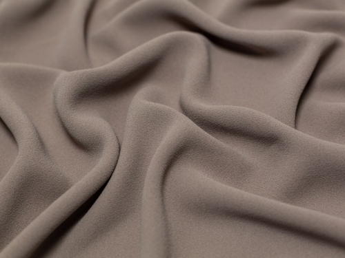 Minerva Core Range Heavy Triple Crepe Fabric Taupe
