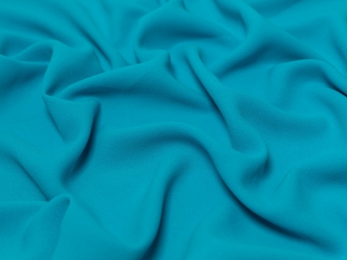 Minerva Core Range Heavy Triple Crepe Fabric Turquoise