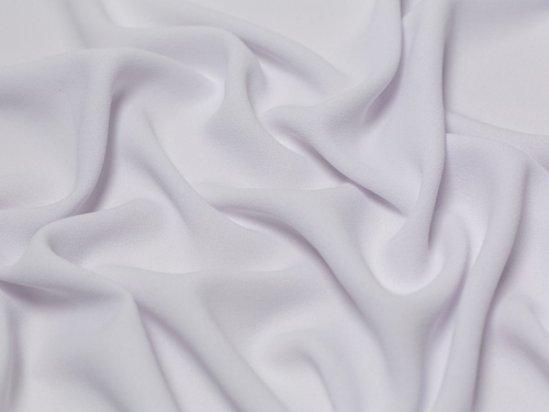 Minerva Core Range Heavy Triple Crepe Fabric White