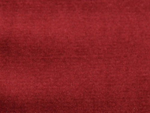 Stof France Vienne Velour Stretch Knit Fabric Bordeaux
