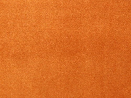 Stof France Vienne Velour Stretch Knit Fabric Burnt Orange