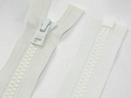 YKK Vislon Chunky Open End Zips White