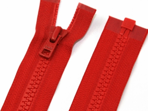 YKK Vislon Chunky Open End Zips Red