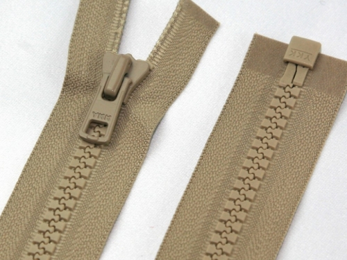 YKK Vislon Chunky Open End Zips Beige