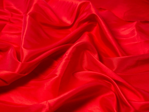 Two Tone Shot Taffeta Fabric Bright Red