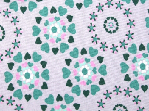 Deadstock Cotton Jersey Stretch Knit Fabric Lilac