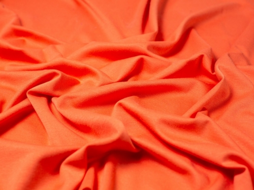 Soft Ponte Roma Double Stretch Knit Fabric Coral