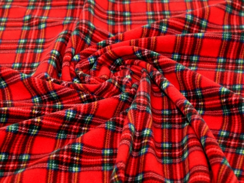 Polar Fleece Fabric Red