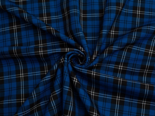 Minerva Core Range Polyester Viscose Suiting Fabric Royal Blue