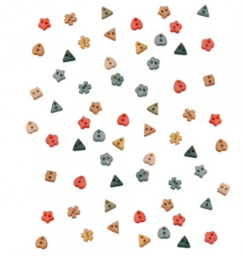 Dress It Up Rainforest Miniatures Buttons