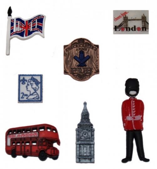 Dress It Up England Buttons