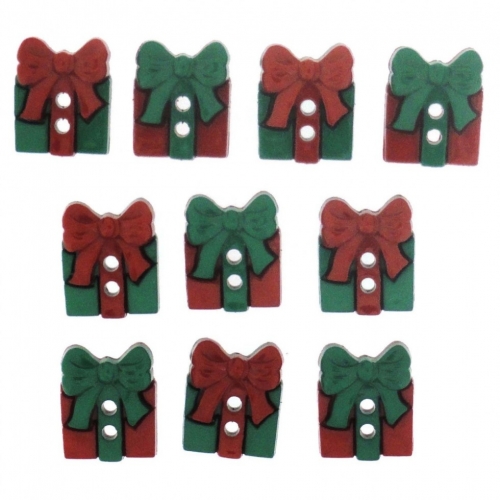 Dress It Up Christmas Presents Buttons