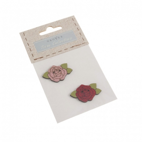 Fabric Covered Wood Buttons