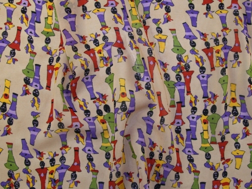 Deadstock Sheer Chiffon Fabric Multicoloured