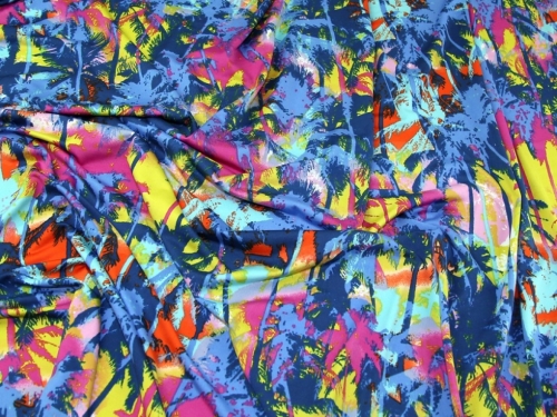 Deadstock ITY Silky Stretch Knit Fabric Multicoloured