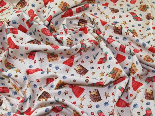 Deadstock Cotton Canvas Fabric Natural