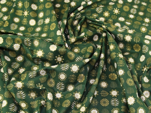 Deadstock 100% Cotton Fabric Green