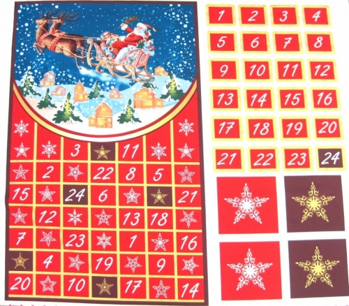 Christmas Cotton Fabric Panel