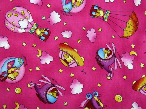 Deadstock 100% Cotton Fabric Pink