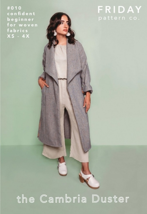 Friday Pattern Company Paper Sewing Pattern Cambria Duster