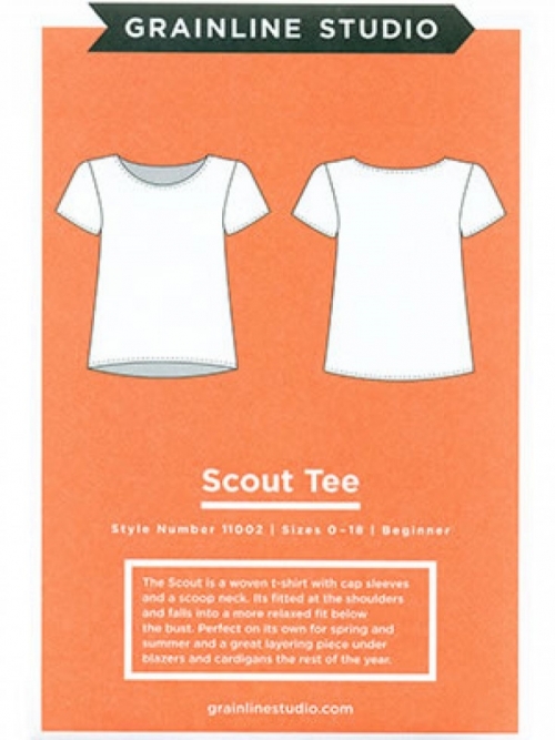 Grainline Studio Paper Sewing Pattern Scout Tee