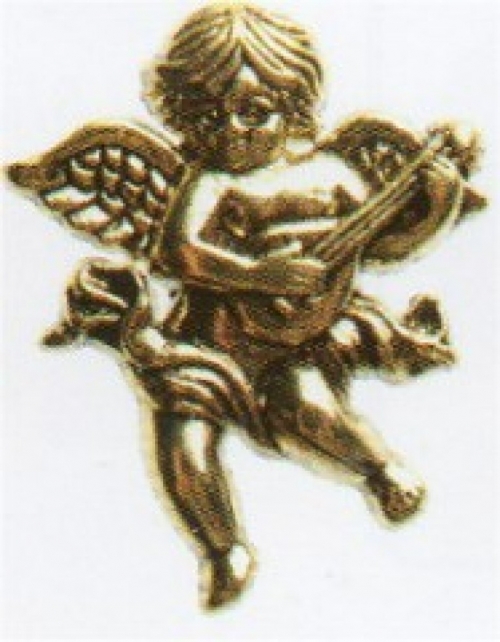 Hemline Cherub Shank Buttons Gold
