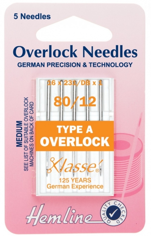 Hemline Type A Overlocker Serger Needles