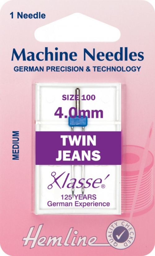 Hemline Twin Jeans Sewing Machine Needles