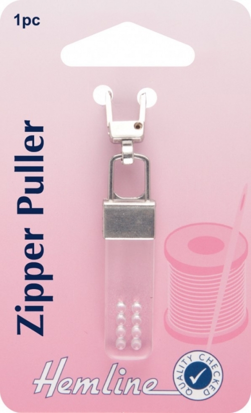 Hemline Zip Puller Transparent