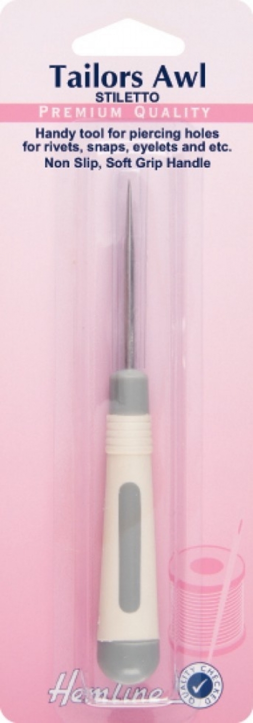 Hemline Soft Grip Tailors Awl