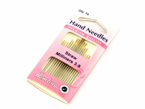 Hemline Straw Milliners Sewing Needles