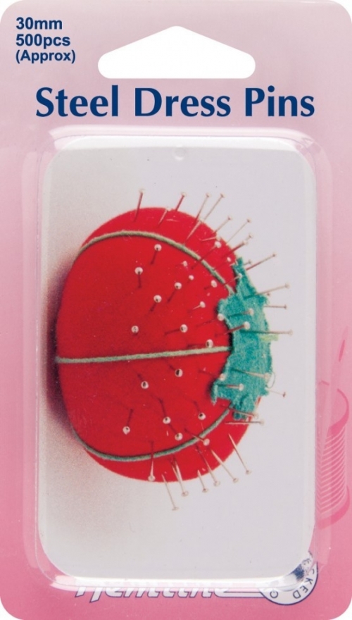 Hemline Steel Dressmaking Pins