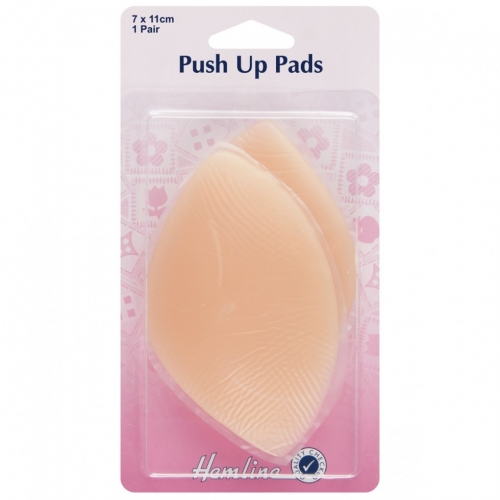 Hemline Bra Push Up Pads Beige