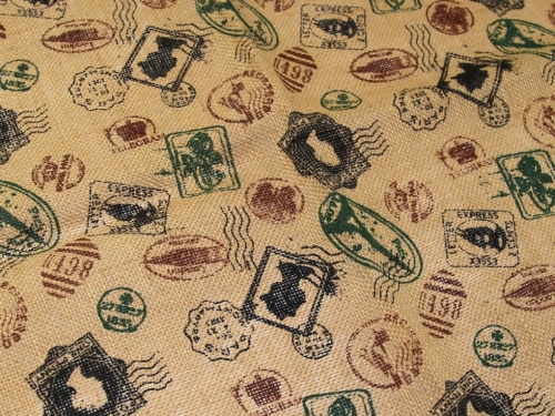 Deadstock Hessian Jute Fabric Brown