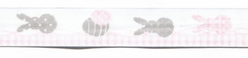 Easter Bunnies Ribbon (Value Roll) Pink