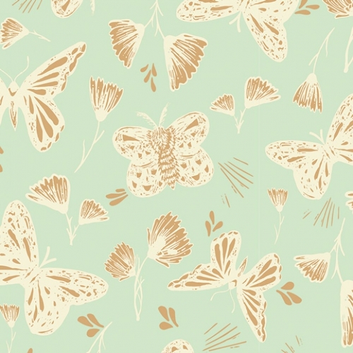 Art Gallery Fabrics Hello Ollie Cotton Jersey Stretch Knit Fabric