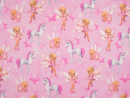Deadstock Cotton Jersey Stretch Knit Fabric Pink